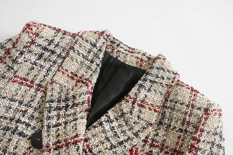 Autumn 2020 Chic Plaid Blazer for Women