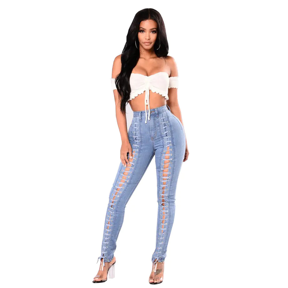 Chic Light Blue Women's Jeans