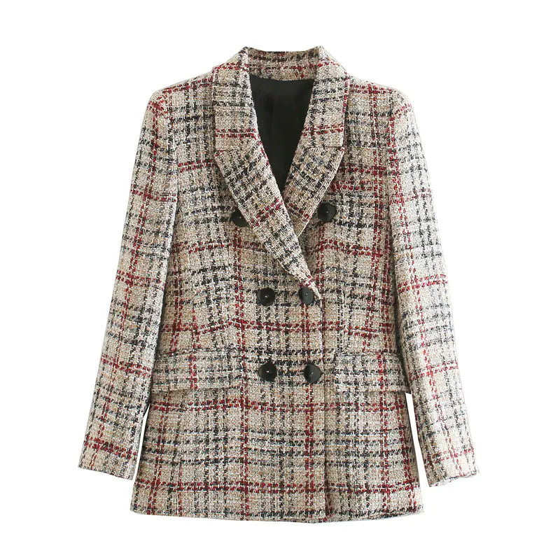 Autumn 2020 Chic Plaid Blazer for Women