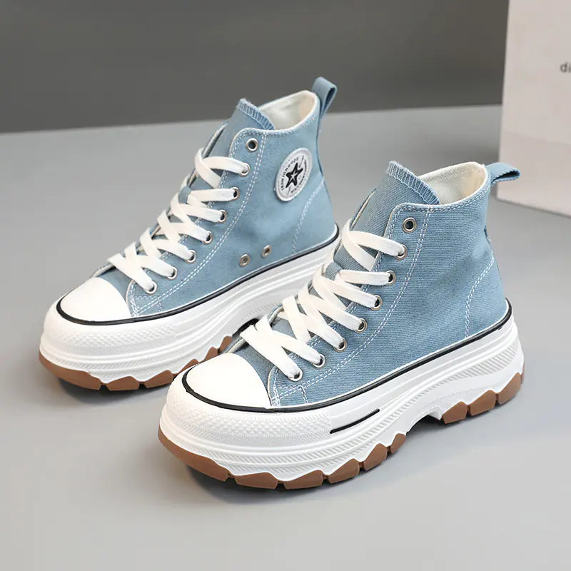 Chic Summer Canvas High-Tops
