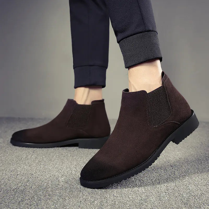 Men's Premium Leather Chelsea Ankle Boots
