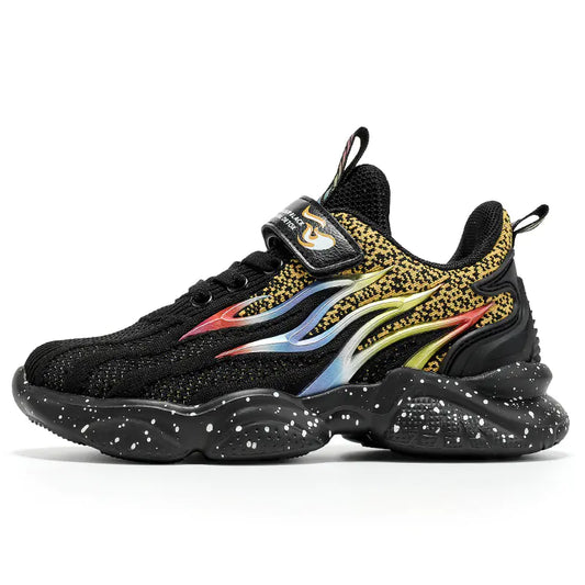 Trendy Boy's Mesh  Fashion Sneakers