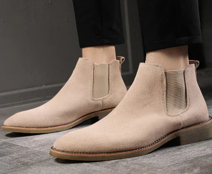Men's Premium Leather Chelsea Ankle Boots