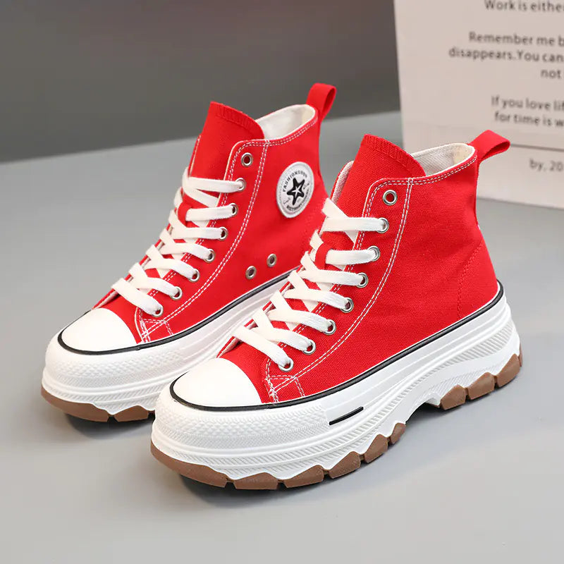 Chic Summer Canvas High-Tops