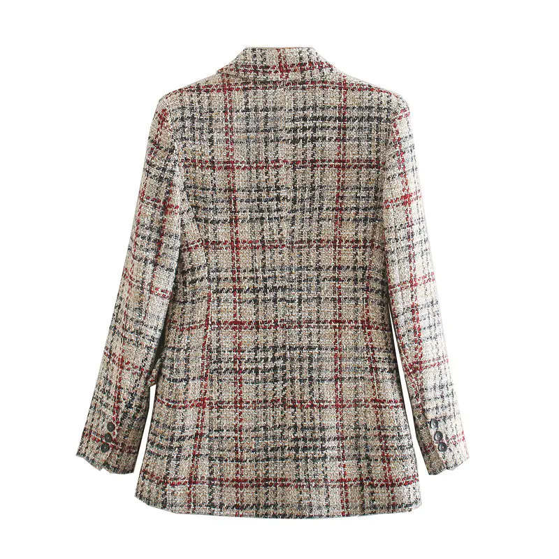 Autumn 2020 Chic Plaid Blazer for Women