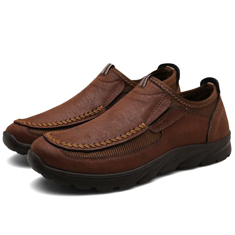 Men's Business Casual Outdoor Loafers with Thick Sole