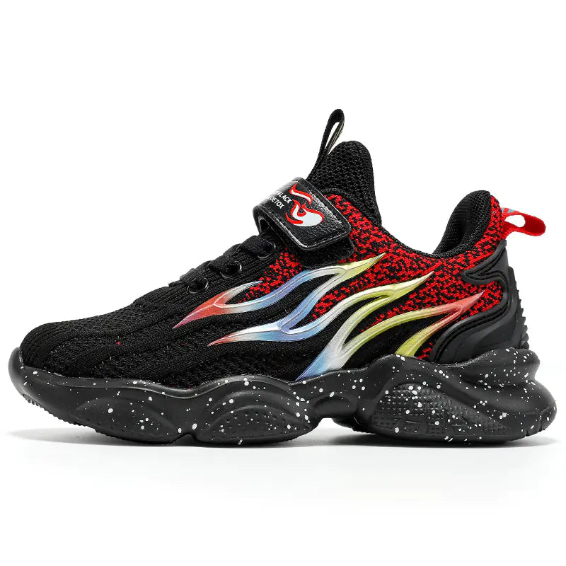 Trendy Boy's Mesh  Fashion Sneakers